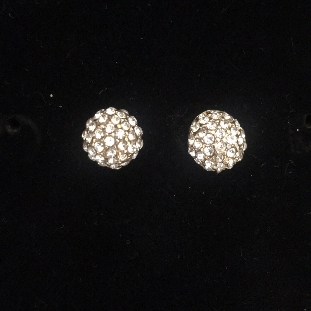 CZ earrings Round Studs NEW